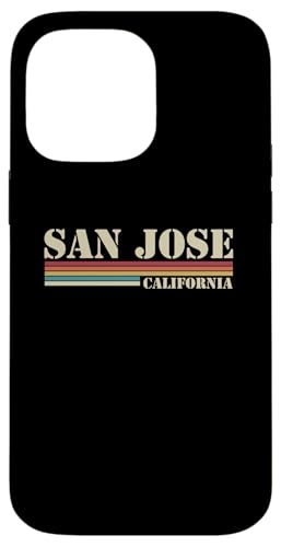 San Jose - California - Vintage / Retro Stripes - Classic Hülle für iPhone 14 Pro Max San Jose - California - Vintage / Retro Stripes - Classic Hülle für iPhone 14 Pro Max von Graphic Club Inc.