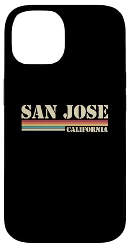 San Jose - California - Vintage / Retro Stripes - Classic Hülle für iPhone 14 San Jose - California - Vintage / Retro Stripes - Classic Hülle für iPhone 14 von Graphic Club Inc.