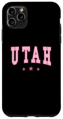 UTAH – Preppy Varsity Pink – Throwback-Design – klassisch Hülle für iPhone 11 Pro Max von Graphic Club Inc.