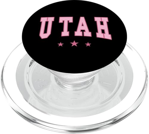 UTAH – Preppy Varsity Pink – Throwback-Design – klassisch PopSockets PopGrip für MagSafe UTAH – Preppy Varsity Pink – Throwback-Design – klassisch PopSockets PopGrip für MagSafe von Graphic Club Inc.