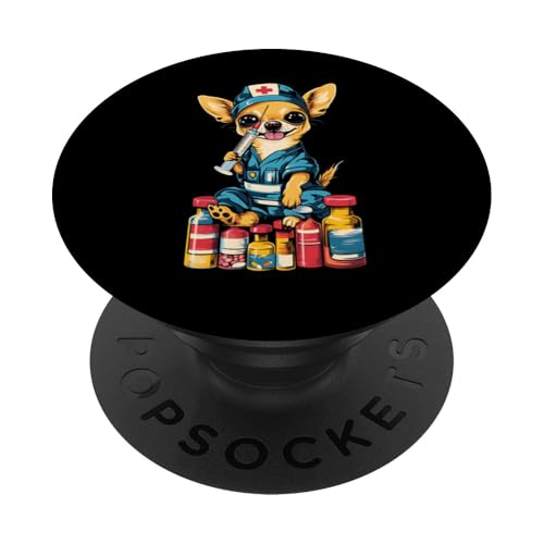 Chihuahua Hundeliebhaber Tierarzt Medizin Krankenschwester Geschenk PopSockets Klebender PopGrip Chihuahua Hundeliebhaber Tierarzt Medizin Krankenschwester Geschenk PopSockets Klebender PopGrip von Graphic Tees Men Women Boys Girls