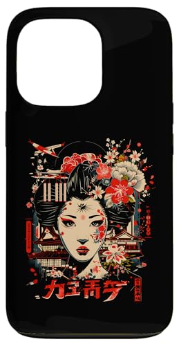 Hülle für iPhone 13 Pro Japanische Geisha Japanische Blumenkunst Frau Graphic Tees Hülle für iPhone 13 Pro Japanische Geisha Japanische Blumenkunst Frau Graphic Tees von Graphic Tees Men Women Boys Girls