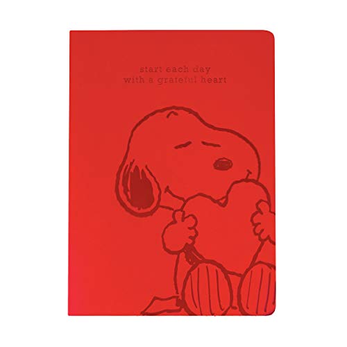 Snoopy Heart Tagebuch, groß, veganes Leder von Graphique