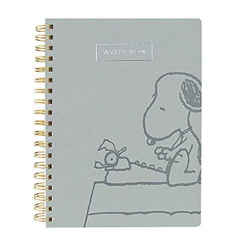 Snoopy Spiral-Tagebuch aus veganem Leder von Graphique