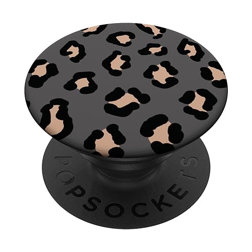 Niedlicher Tier-Graphit-Parden-Druck, Leopardenmuster PopSockets Klebender PopGrip Niedlicher Tier-Graphit-Parden-Druck, Leopardenmuster PopSockets Klebender PopGrip von Graphite Animal Cheetah Leopard Print
