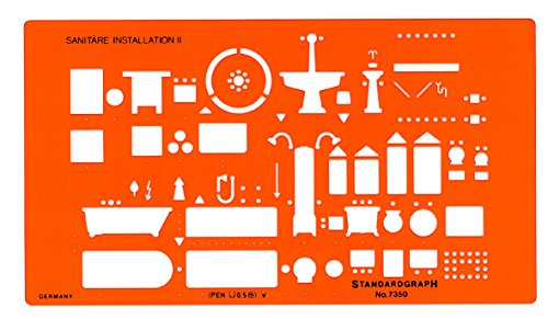 Graphoplex Gesundheit Record 1/50. Modell II transparent orange von Graphoplex