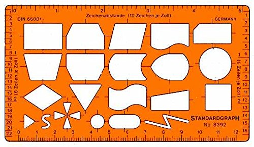 Graphoplex organigraphe transparent orange von Graphoplex