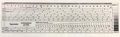 Typometer für Papiergrößen DIN A5 bis DIN A3 von Graphoplex