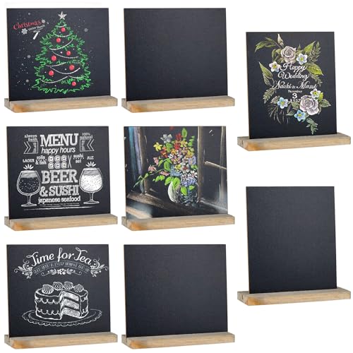 Graplan 8 Stück Aufsteller Kreidetafel Klein 15 x 13 cm schiefertafel zum beschriften Doppelseitige Kreidetafel kleine tafeln zum beschriften buffet schilder preisschilder aufsteller für Bar Café Graplan 8 Stück Aufsteller Kreidetafel Klein 15 x 13 cm schiefertafel zum beschriften Doppelseitige Kreidetafel kleine tafeln zum beschriften buffet schilder preisschilder aufsteller für Bar Café von Graplan