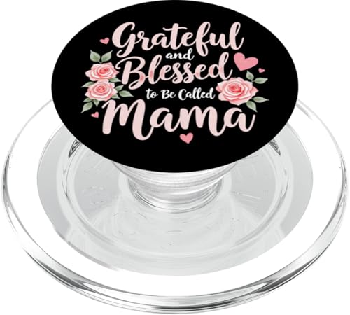 Dankbar und gesegnet, Mama Muttertag Floral Mama genannt zu werden PopSockets PopGrip für MagSafe Dankbar und gesegnet, Mama Muttertag Floral Mama genannt zu werden PopSockets PopGrip für MagSafe von Grateful & Blessed to Be Called Mama Mother's day