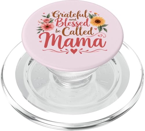 Dankbar und gesegnet, Mama Muttertagsblumen genannt zu werden PopSockets PopGrip für MagSafe Dankbar und gesegnet, Mama Muttertagsblumen genannt zu werden PopSockets PopGrip für MagSafe von Grateful & Blessed to Be Called Mama Mother's day