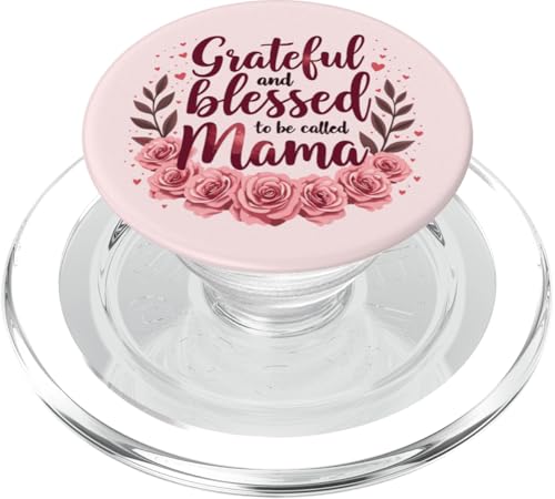 Dankbar und gesegnet, Mama Muttertagsblumen genannt zu werden PopSockets PopGrip für MagSafe Dankbar und gesegnet, Mama Muttertagsblumen genannt zu werden PopSockets PopGrip für MagSafe von Grateful & Blessed to Be Called Mama Mother's day