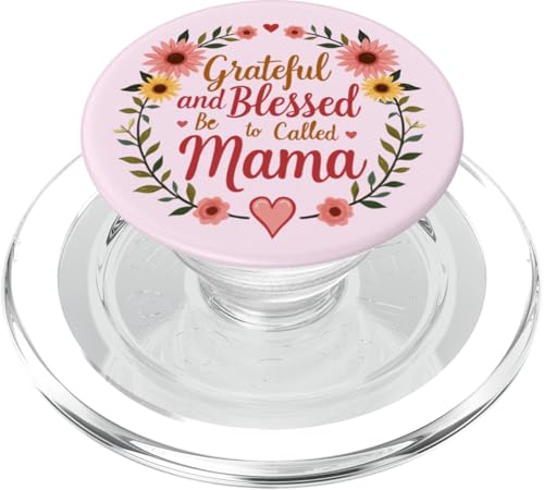 Dankbar und gesegnet, Mama Muttertagsblumen genannt zu werden PopSockets PopGrip für MagSafe Dankbar und gesegnet, Mama Muttertagsblumen genannt zu werden PopSockets PopGrip für MagSafe von Grateful & Blessed to Be Called Mama Mother's day