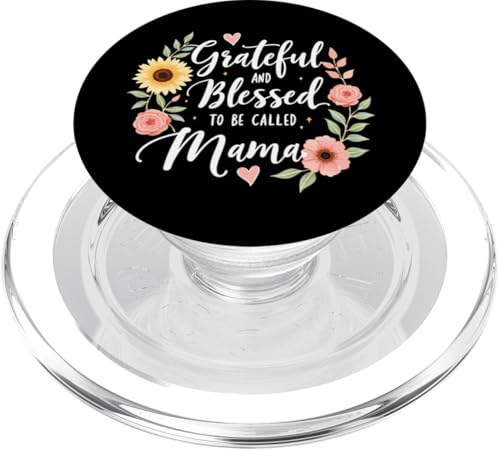 Dankbar und gesegnet, Mama genannt zu werden, alles Gute zum Muttertag 2025 PopSockets PopGrip für MagSafe Dankbar und gesegnet, Mama genannt zu werden, alles Gute zum Muttertag 2025 PopSockets PopGrip für MagSafe von Grateful & Blessed to Be Called Mama Mother's day