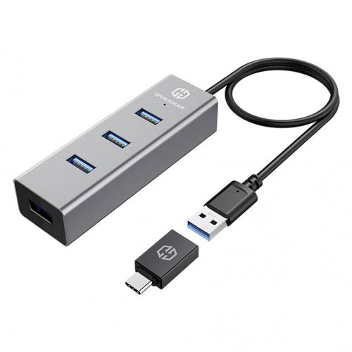 GrauGear G-HUB4-AC 4 Port USB 3.0-Hub mit USB-C® Stecker von GrauGear