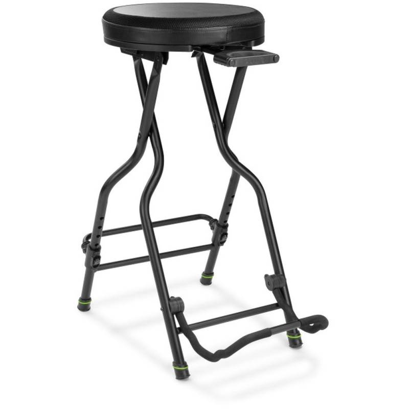 Gravity FG SEAT 1 Musiker Stuhl mit Gitarrenständer von Gravity