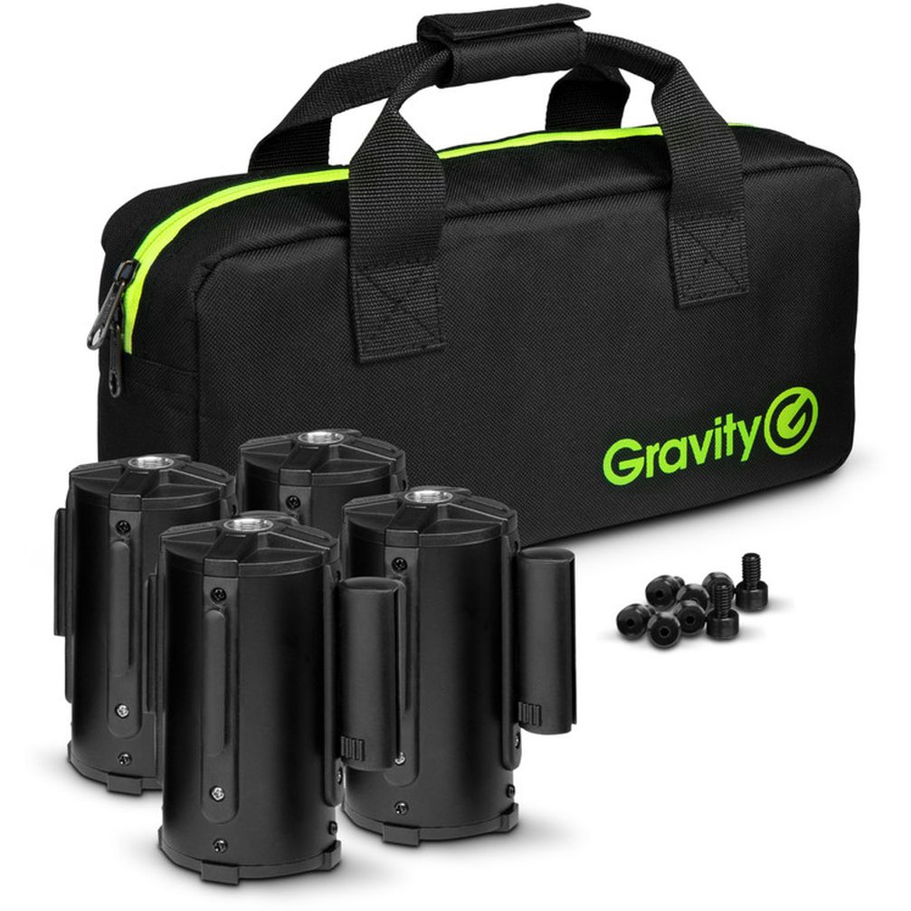 Gravity SA Belt 1B Set1 - 4 Absperrgurt-Kassetten für Ständermontage inkl. Tasche Gravity SA Belt 1B Set1 - 4 Absperrgurt-Kassetten für Ständermontage inkl. Tasche von Gravity