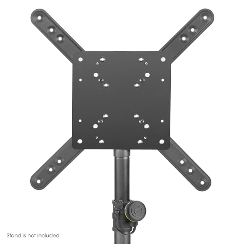 Gravity SA VESA 1 - VESA-Monitorhalterung für 35 mm Stativrohre, Belastbarkeit bis 30 kg, schwarz von Gravity