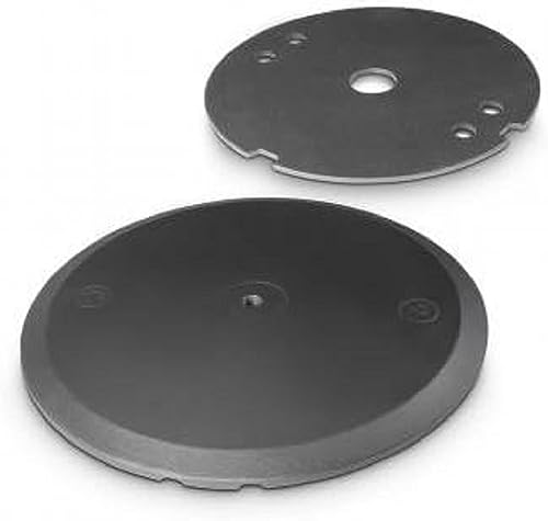Gravity WB 123 SET 1 B - Tellerfuß mit Gewichtsscheibe für M20-Stativstangen, schwarz von Gravity