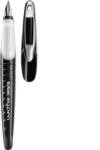 Herlitz Schulfüllhalter mit Gravur / Füller "my.pen" / Farbe: schwarz/weiß Herlitz Schulfüllhalter mit Gravur / Füller "my.pen" / Farbe: schwarz/weiß von Gravur by LivepacOffice