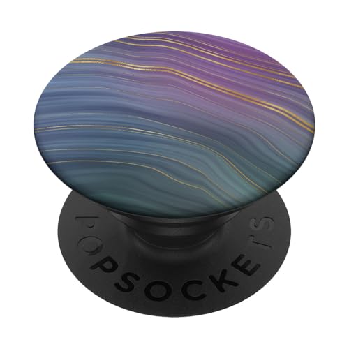 Entwerfen Sie in Teal Gelb Violett Blau Rose AEHP008 PopSockets PopGrip: Ausziehbarer Sockel und Griff für Handys/Tablets mit Tauschbarem Top von Gray & Gold Publishing