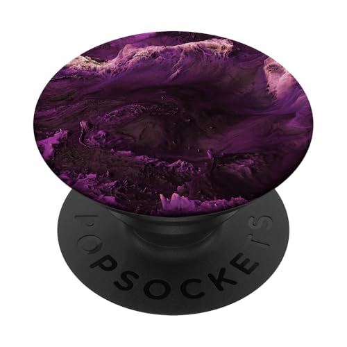 Entwurf in Lila Violett Braun AEHP314 PopSockets PopGrip: Ausziehbarer Sockel und Griff für Handys/Tablets mit Tauschbarem Top von Gray & Gold Publishing