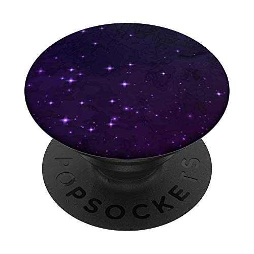 Galaxy Raum in Blau, Rosa, Lila AEHP446 PopSockets PopGrip: Ausziehbarer Sockel und Griff für Handys/Tablets mit Tauschbarem Top von Gray & Gold Publishing