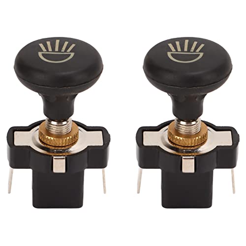 GRCFUMO 2 PCS -Scheinwerfer Drücken Sie Pull -Schalter, pucken Sie den Schaltschalter Schalttaste, Metall -Scheinwerfer -Steuerschalter, Pull -Taste -Schalter für Fahrzeuge GRCFUMO 2 PCS -Scheinwerfer Drücken Sie Pull -Schalter, pucken Sie den Schaltschalter Schalttaste, Metall -Scheinwerfer -Steuerschalter, Pull -Taste -Schalter für Fahrzeuge von Grcfumo