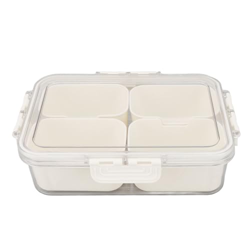 GRCFUMO 4 GRID Kitchen Lagerung, Küchengewürz -Trennkästen mit Deckel, tragbarer Restaurant Counter Box Organizer für die Aufbewahrung von Gewürzen, Gewürzen, Früchte GRCFUMO 4 GRID Kitchen Lagerung, Küchengewürz -Trennkästen mit Deckel, tragbarer Restaurant Counter Box Organizer für die Aufbewahrung von Gewürzen, Gewürzen, Früchte von Grcfumo