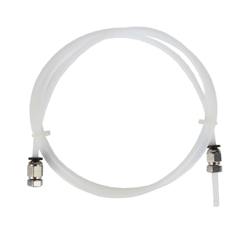 Greabuy 3D-Drucker-Filamente, Trockenbox-Schlauchteil mit glattem 2,5 x 4 mm Zufuhrrohr und Stöpsel 2,5 x 4 mm von Greabuy
