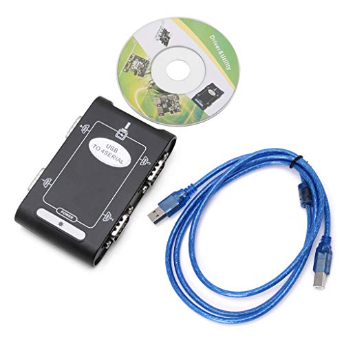 Greabuy 9-poliger USB 2.0 auf 4 Anschlüsse RS232 Controller-Stecker Greabuy 9-poliger USB 2.0 auf 4 Anschlüsse RS232 Controller-Stecker von Greabuy