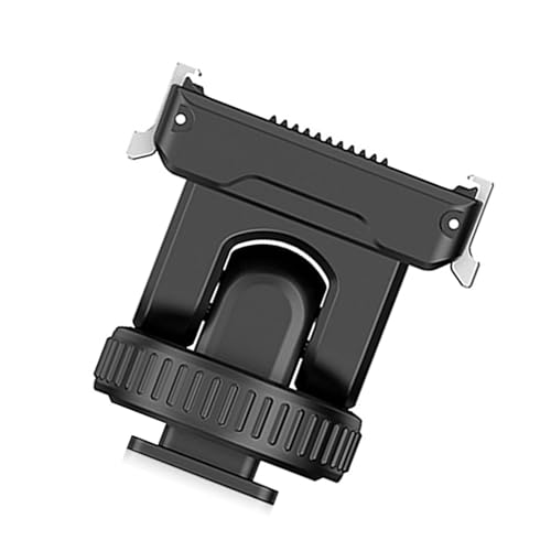 Greabuy Cold Shoe PTZ Quick Release Mount Base for Action 5 Professional 4 3 Cameras with Tilt Adjustment 1/4Inch von Greabuy