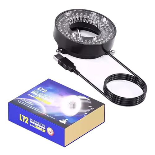 Greabuy Einstellbare 144 72 64 LED Ringe Licht Illuminatoren für Stereos Mikroskop USB Powereds für Industrie und Wissenschaft Greabuy Einstellbare 144 72 64 LED Ringe Licht Illuminatoren für Stereos Mikroskop USB Powereds für Industrie und Wissenschaft von Greabuy