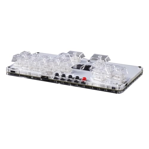 Greabuy Gaming Keypad 16Keys All Button Controller for PC Arcades Stick with Light Arcades von Greabuy