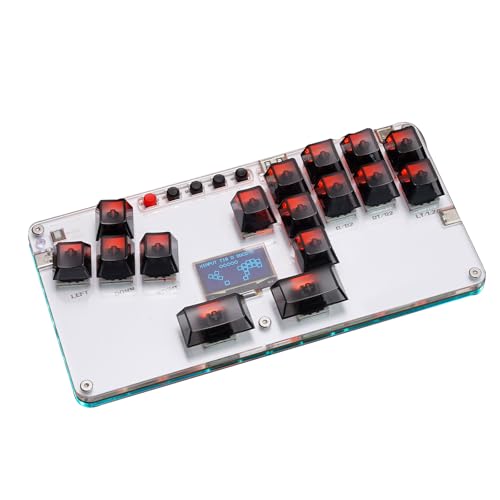 Greabuy Gaming Keypad 16Keys All Button Controller for PC Arcades Stick with Light Arcades von Greabuy