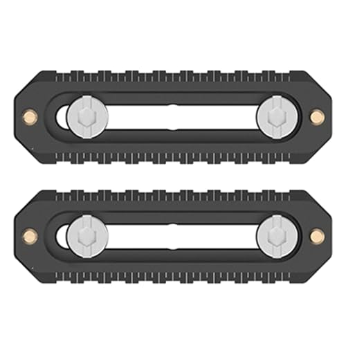 Greabuy Schnellspannschlitz-Schieber, flaches Profil, 6,35 mm Schrauben, 46/70 mm lang, für Kamerakäfig und EVF von Greabuy
