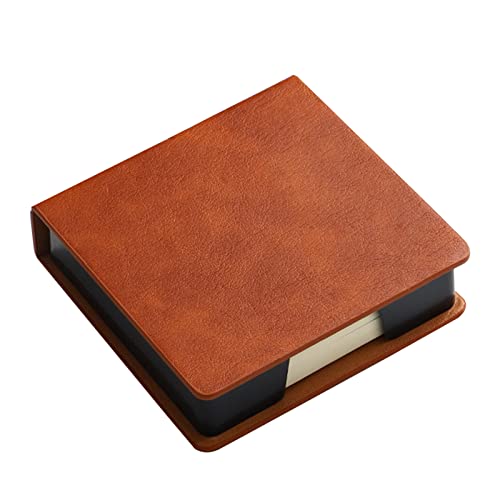Greabuy Stick Notizblock Halter Leder Namenskarten Halter Haftnotizen Spender für Etui mit Deckel Büro Schule Greabuy Stick Notizblock Halter Leder Namenskarten Halter Haftnotizen Spender für Etui mit Deckel Büro Schule von Greabuy