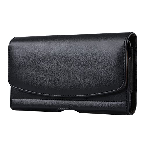 PU-Leder für Herren, horizontale Trage, Handy-Gürtelclip, Kreditkartenhalter für Hülle, Geldbörse, Münzgeldbörse PU-Leder für Herren, horizontale Trage, Handy-Gürtelclip, Kreditkartenhalter für Hülle, Geldbörse, Münzgeldbörse von Greabuy