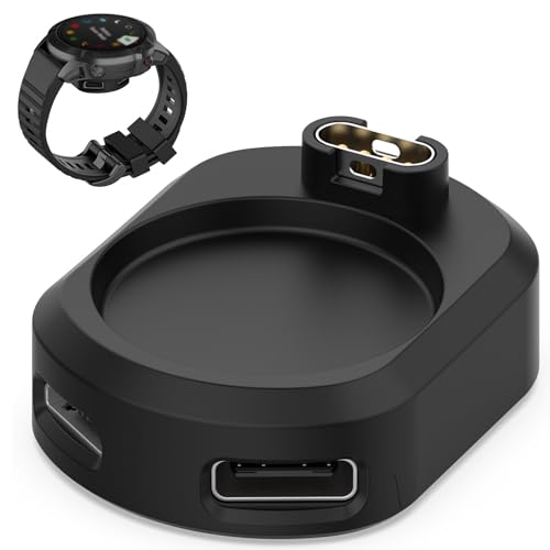 USB C Ladegerät Adapter für Watch, Typ C Micro LadeKabel & Ladestation für Uhr Fenix 8 7 7S 6 6S E Pro Solar, Forerunner 965 955 265 255 165 55,Venu 3S,Vivoactive 5 4,Vivomove,Epix,Quatix von Greacesrio