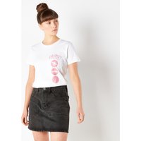 Grease Damen T-Shirt - Weiß - S von Original Hero