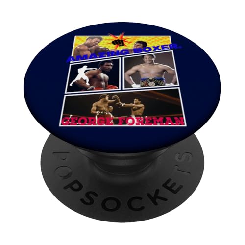 George Foreman_001_Back Printed PopSockets Klebender PopGrip von Great Moment Store