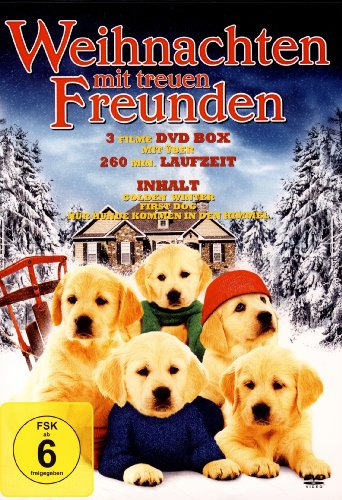 Weihnachten mit treuen Freunden - 3 Filme DVD-Box (Golden Winter - First Dog - Nur Hunde kommen in den Himmel) von Great Movies GmbH