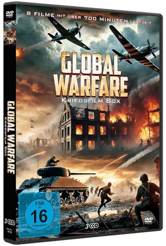 Global Warfare - Kriegsfilm Box [3 DVDs] von Great Movies