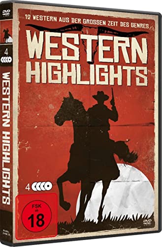 Western Highlights [4 DVDs] 12 Western-Klassiker auf 4 DVDs von Great Movies