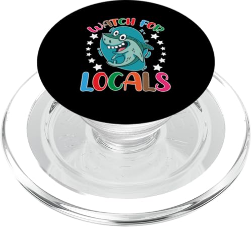 Haie: Achten Sie auf Einheimische PopSockets PopGrip für MagSafe von Great White Shark Designs For Kids