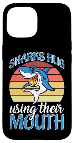 Haie: Haie umarmen sich mit ihrem Mund Hülle für iPhone 15 Haie: Haie umarmen sich mit ihrem Mund Hülle für iPhone 15 von Great White Shark Designs For Kids