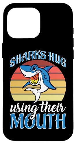 Haie: Haie umarmen sich mit ihrem Mund Hülle für iPhone 16 Pro Max Haie: Haie umarmen sich mit ihrem Mund Hülle für iPhone 16 Pro Max von Great White Shark Designs For Kids