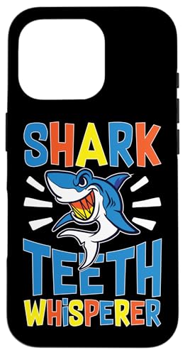 Haie: Haifischzahnflüsterer Hülle für iPhone 16 Pro von Great White Shark Designs For Kids