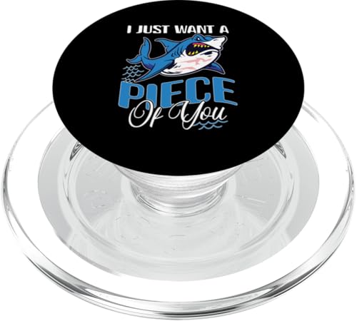 Haie: Ich will nur ein Stück von dir PopSockets PopGrip für MagSafe Haie: Ich will nur ein Stück von dir PopSockets PopGrip für MagSafe von Great White Shark Designs For Kids