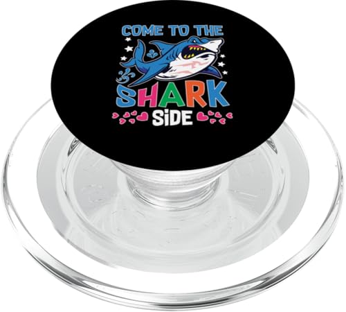Haie: Komm auf die Seite der Haie PopSockets PopGrip für MagSafe Haie: Komm auf die Seite der Haie PopSockets PopGrip für MagSafe von Great White Shark Designs For Kids
